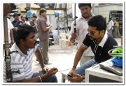 Surya On Location Of Singam 1