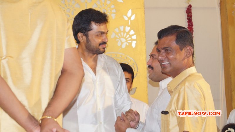 Karthi At Sr Prabhu Marriage 981