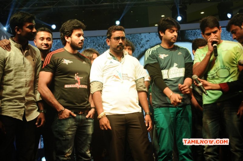 Images Stars Badminton League T Shirt Launch Tamil Movie Event 6663