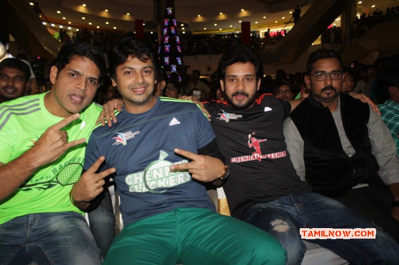 New Pictures Function Stars Badminton League T Shirt Launch 2337