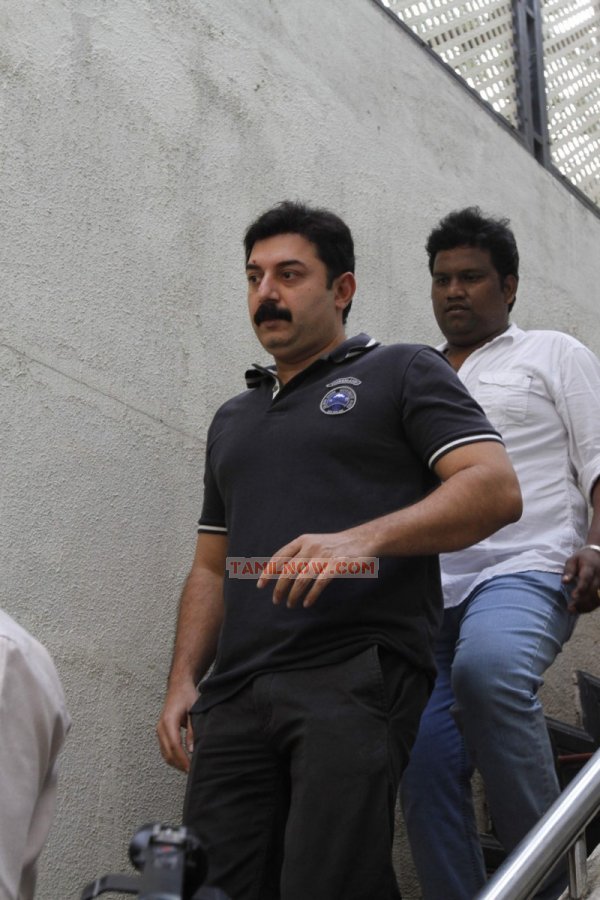 Aravind Swamy At Kamal Haasan Residence 379