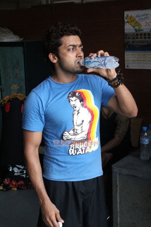 Suriya Practicing Martial Arts Pics 452