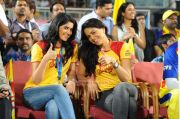 Deeksha Seth And Sameera Reddy At Ccl2 Match 245