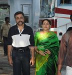 Ponvannan And Saranya At Thaandavam Movie Pooja 779