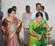 Saranya Ponvannan Lighting Lamp At Thaandavam Launch 146