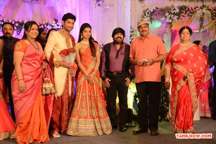 T Rajendran Daughter Reception With Poornima And Bhagyaraj 461