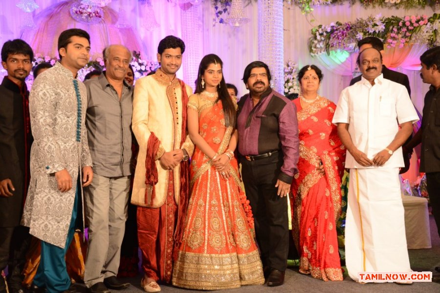 T Rajendran Daughter Reception With Rajnikant Silambarasan 127