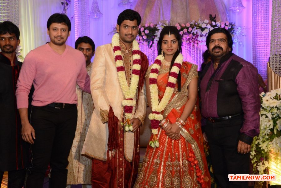 T Rajendran Daughter Wedding Reception With Actor Prashanth 403