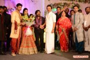 T Rajendran Daughter Wedding Reception With Mk Stalin 499