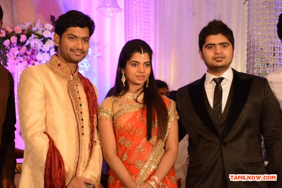 Tr Daughter Ellakkiya Wedding Reception Stills 4172