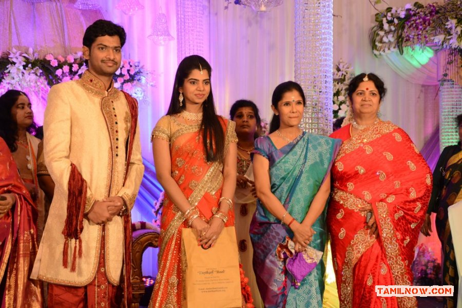 Tr Daughter Ellakkiya Wedding Reception Stills 7745