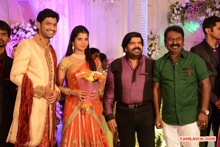 Tr Daughter Ellakkiya Wedding Reception Stills 9844