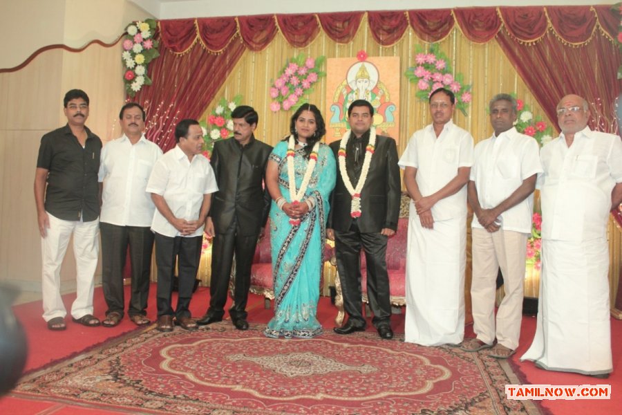 V Swamynathan Son Reception 8593