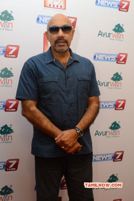 Sathyaraj At V4 Awards 632