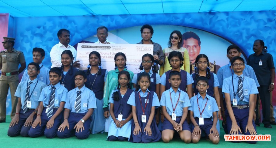 Velammal Honours Sachin Tendulkar 8481