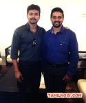 Vijay At Celebrity Meet In Facebook India Office