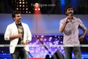 Karthi Sivakumar And Dhanush At Vijaya Awards