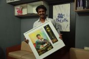 Cheran Vijay Awards 2013 Painting Invitation 769