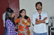 Vijay Visits Sattam Oru Iruttarai Shooting Spot Photos 3018