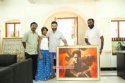 Kamalhaasan With Viswaroopam Painting 1